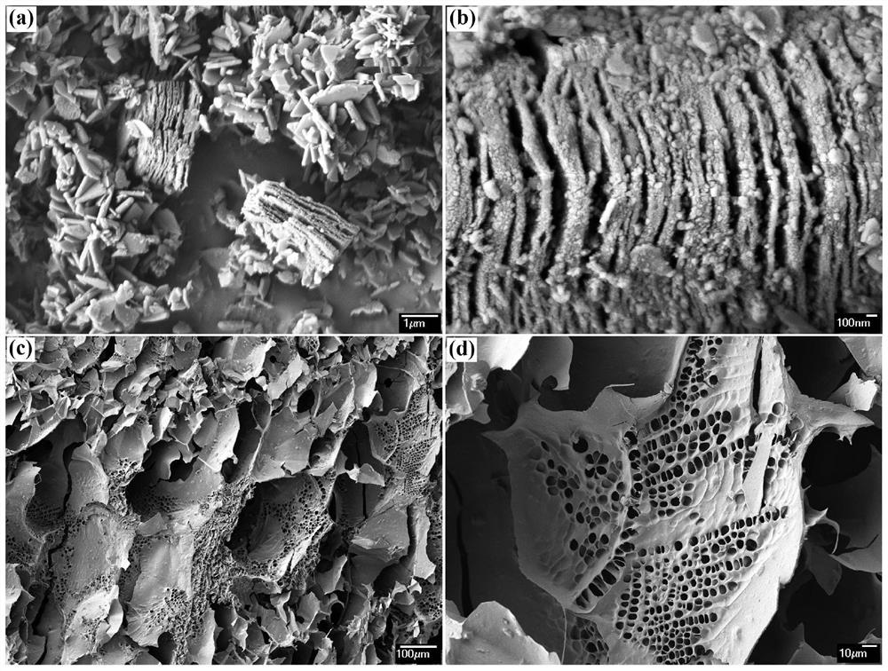 Preparation method of chiral ZIF-8 (at) MXene/CA composite porous material