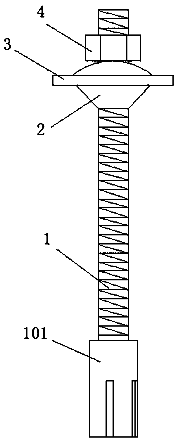 Tunnel secondary lining crack finishing and reinforcing method