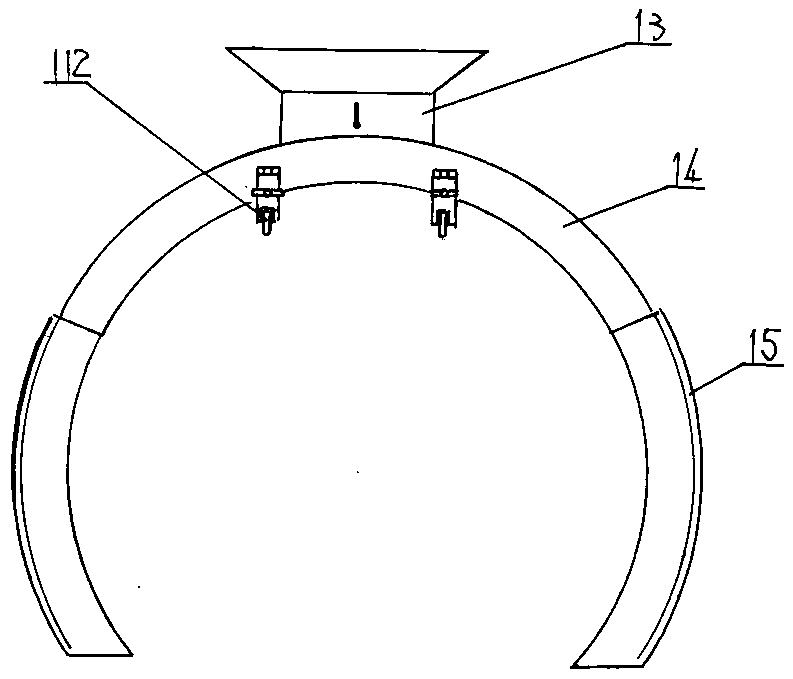 Fast packaging and pouring device for concrete pipelines and construction method of fast packaging and pouring device for concrete pipelines