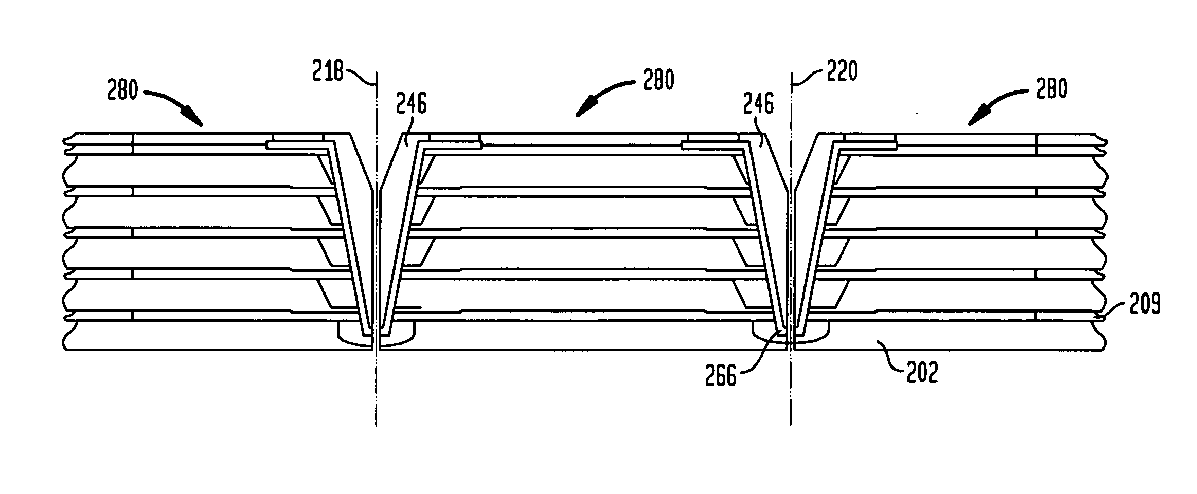 Wafer level stacked packages with individual chip selection