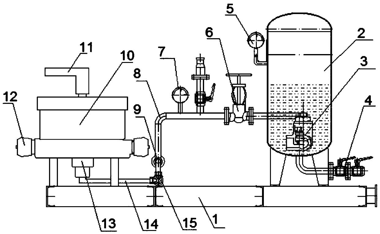 Fracture seepage experimental instrument for coal mine