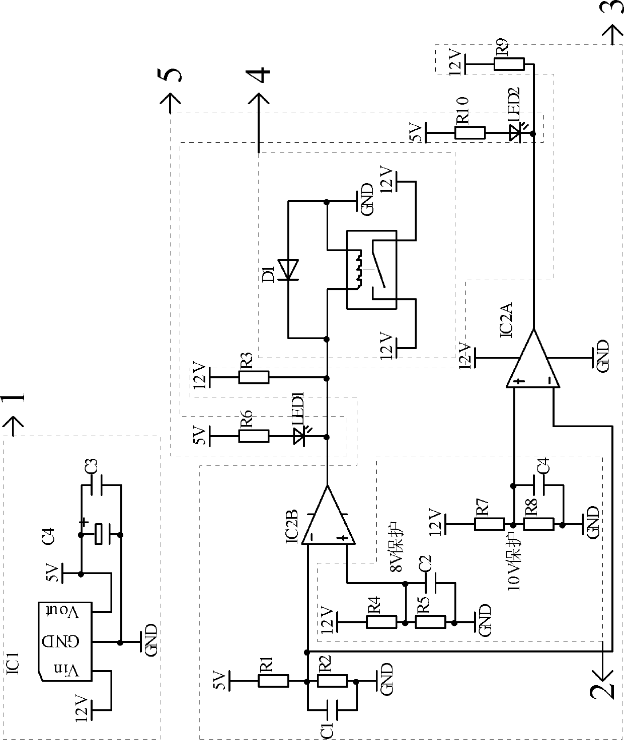 Power supply protection device applied to vehicle-mounted electrical equipment