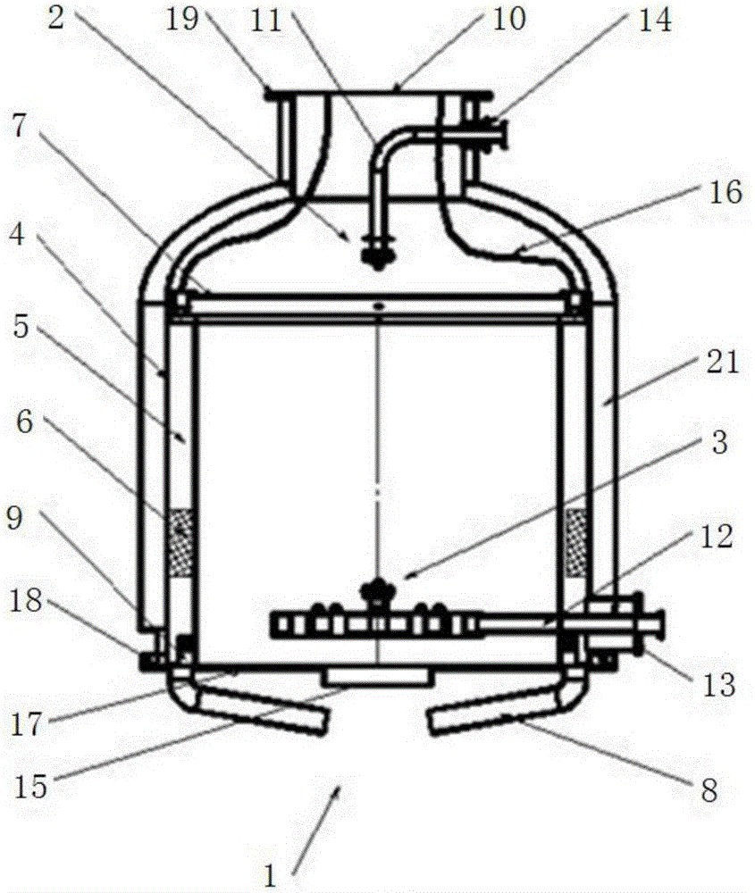 Spray distillation device
