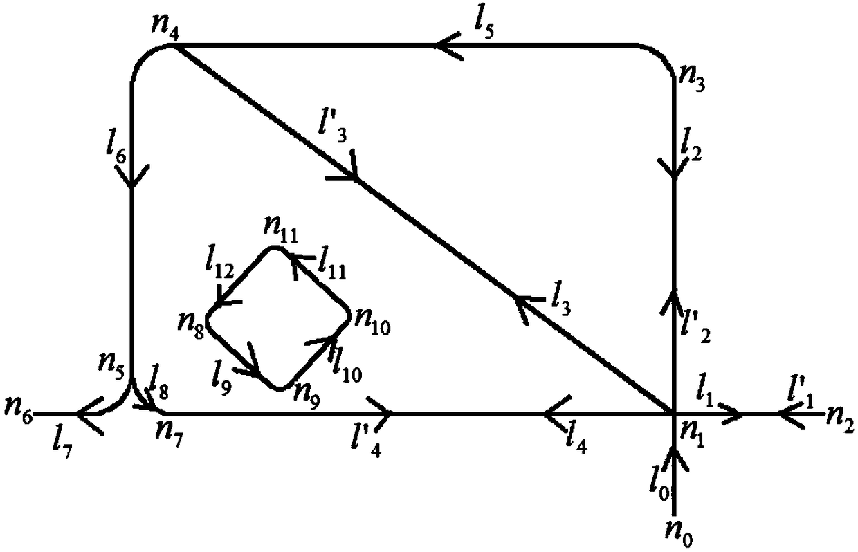 Underground communicated roadway elaborated modeling method based on string course data actual measurement