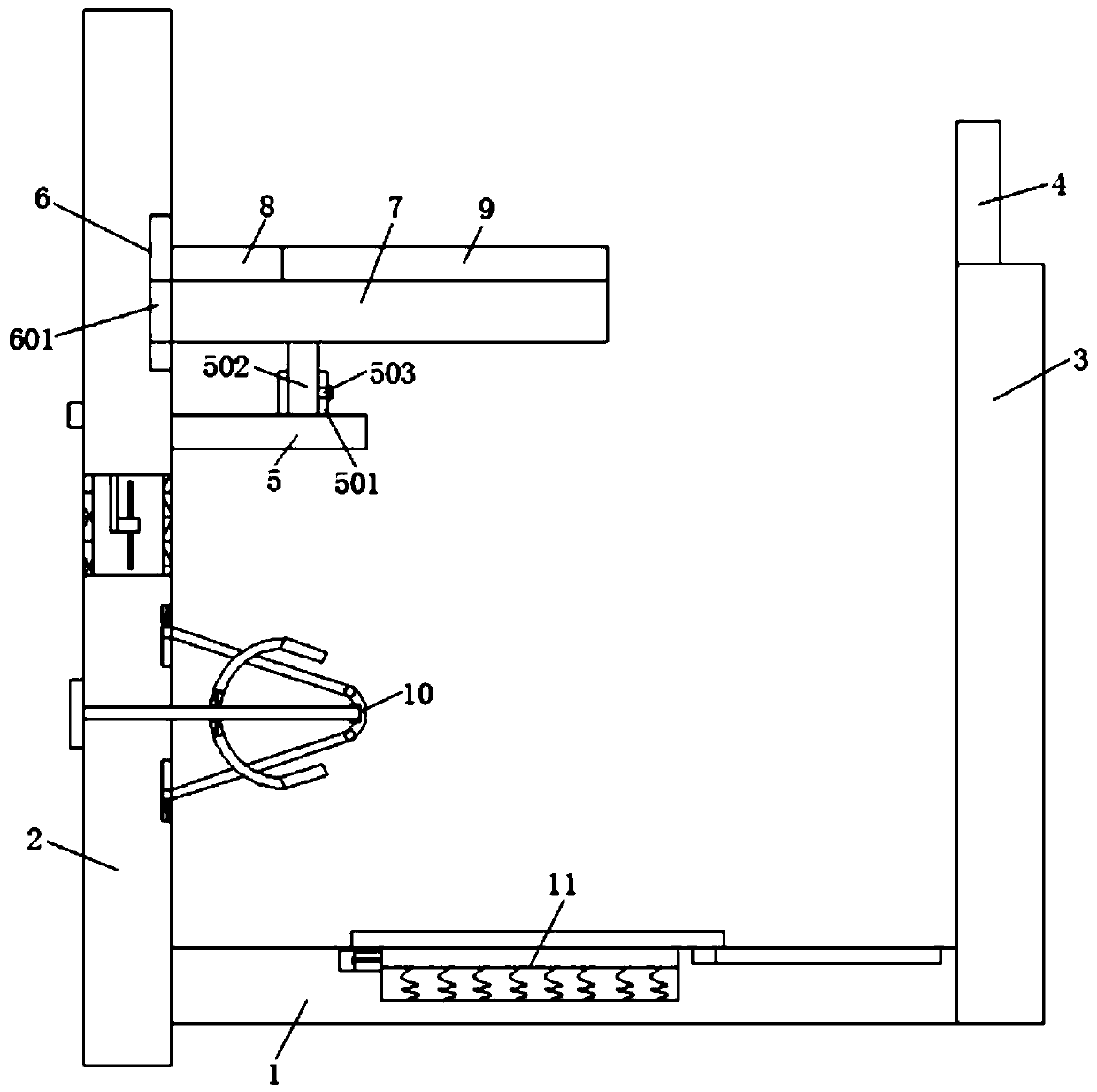 Training equipment and training method for standing piles