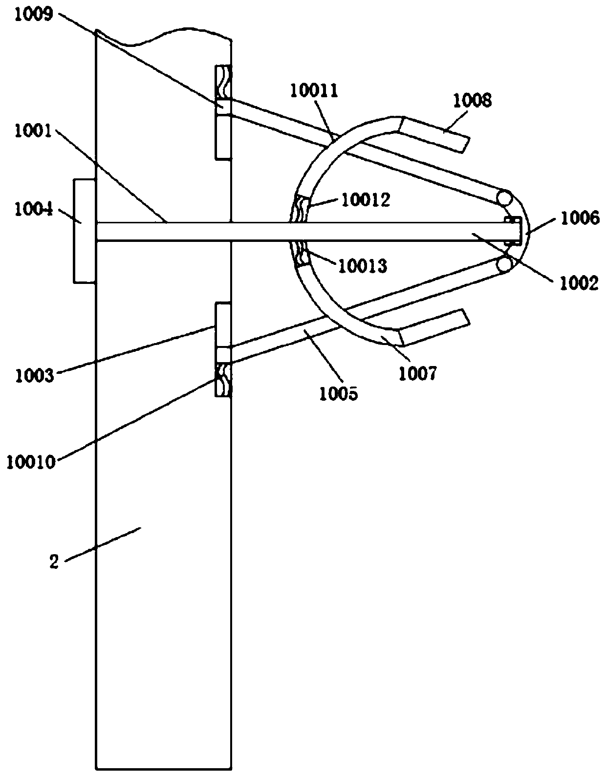 Training equipment and training method for standing piles