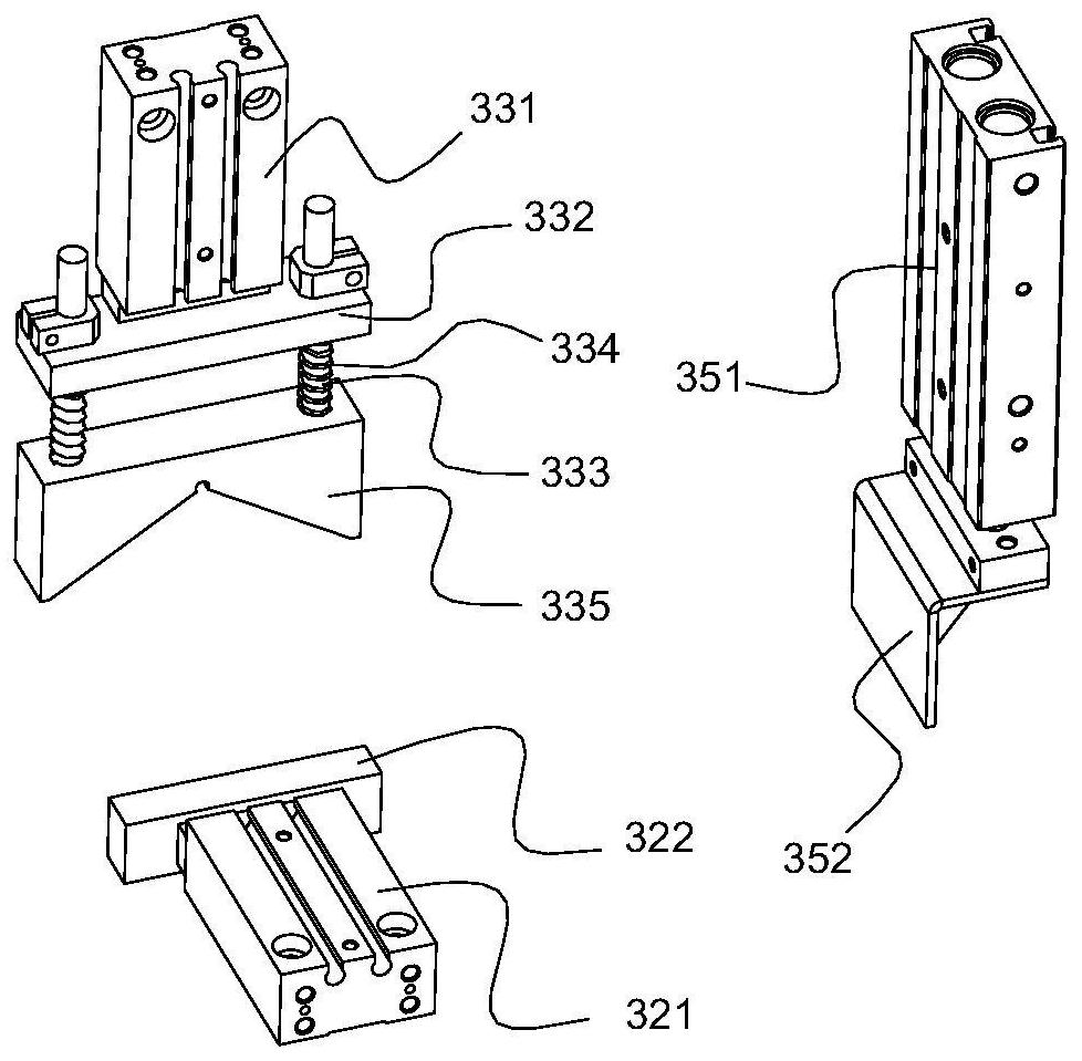 A kind of NdFeB magnetic coil chamfer detection mechanism