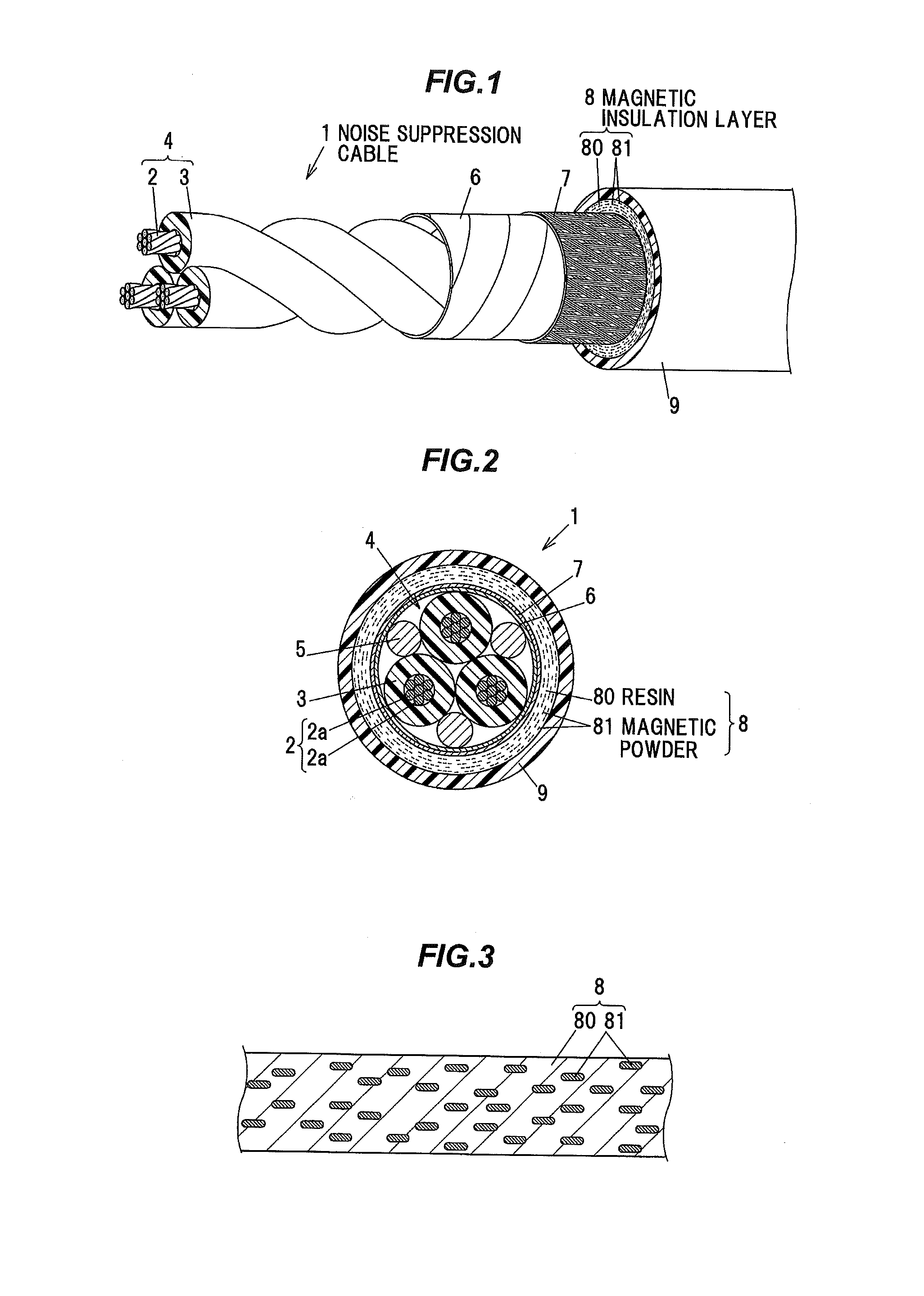 Noise Suppression Cable
