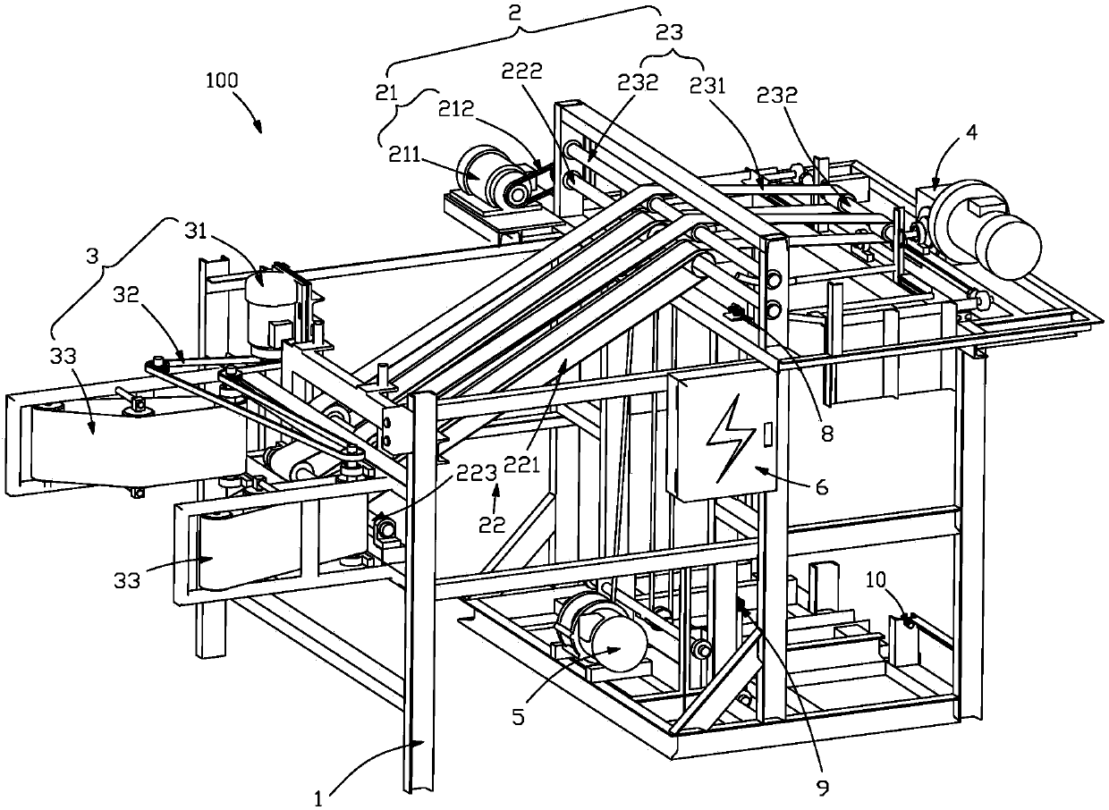 An automatic skinning machine