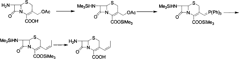 Preparation method of cefprozil