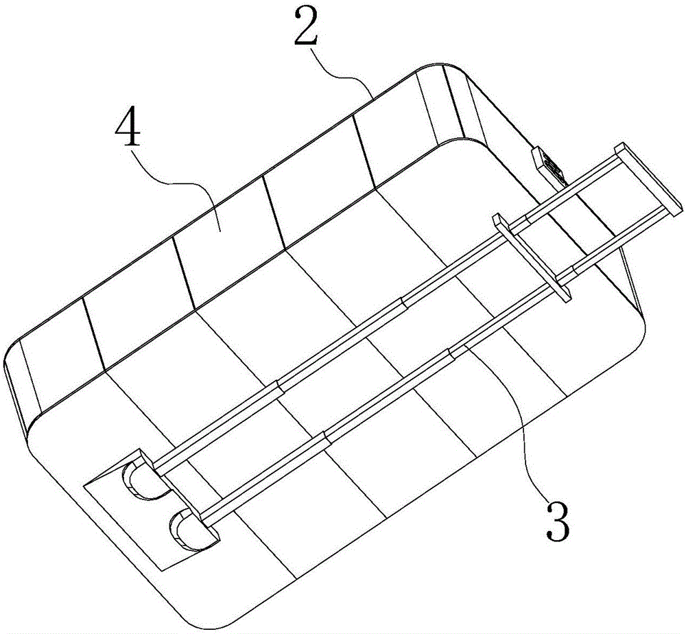 Sclerite type folding luggage box