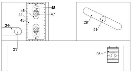 Plastic film folding and extruding production equipment