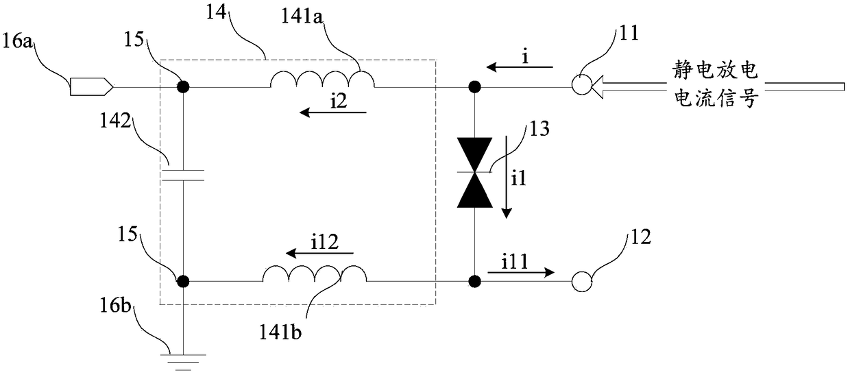 An ESD protection circuit and an electronic device