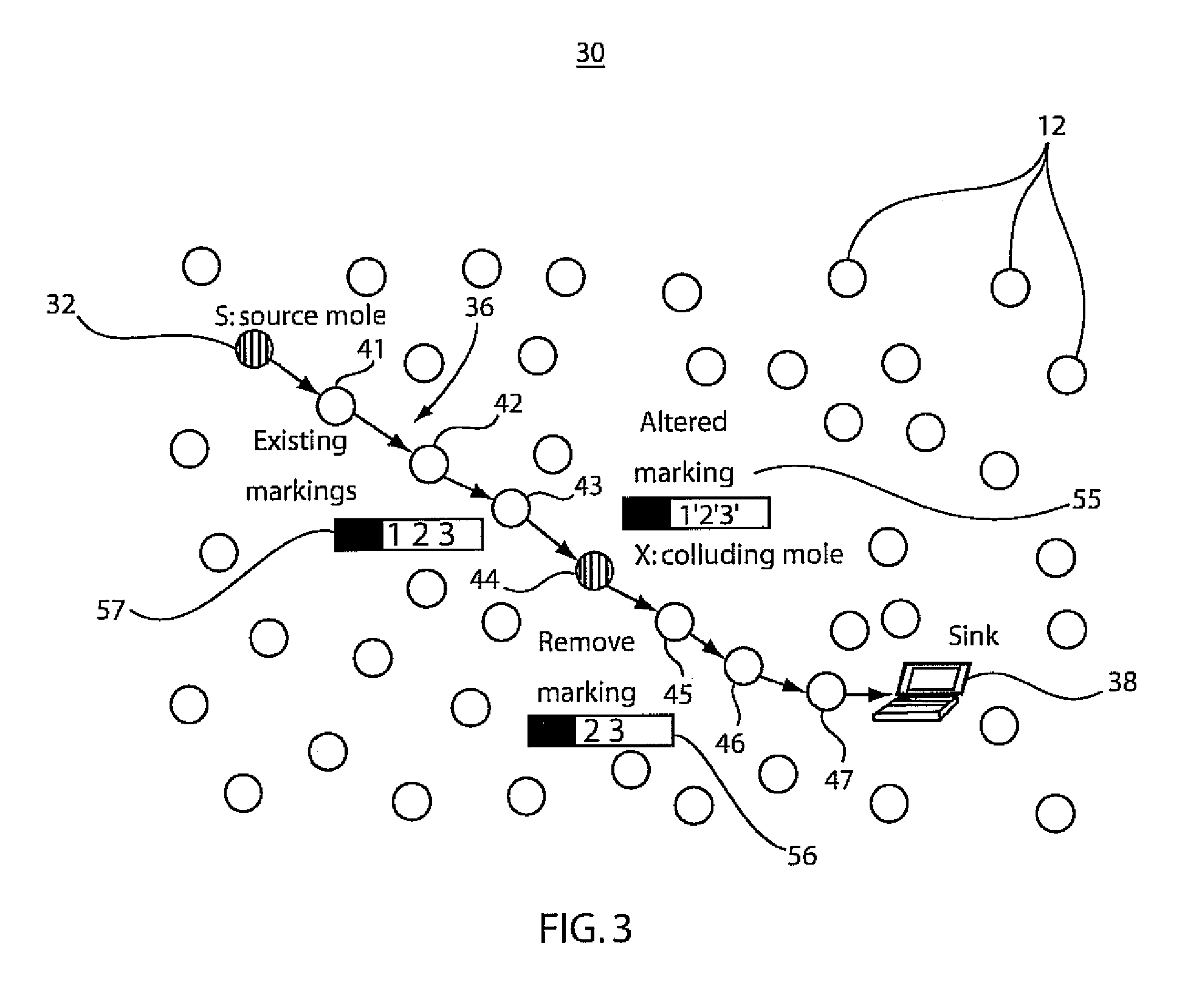 Method and system for resilient packet traceback in wireless mesh and sensor networks