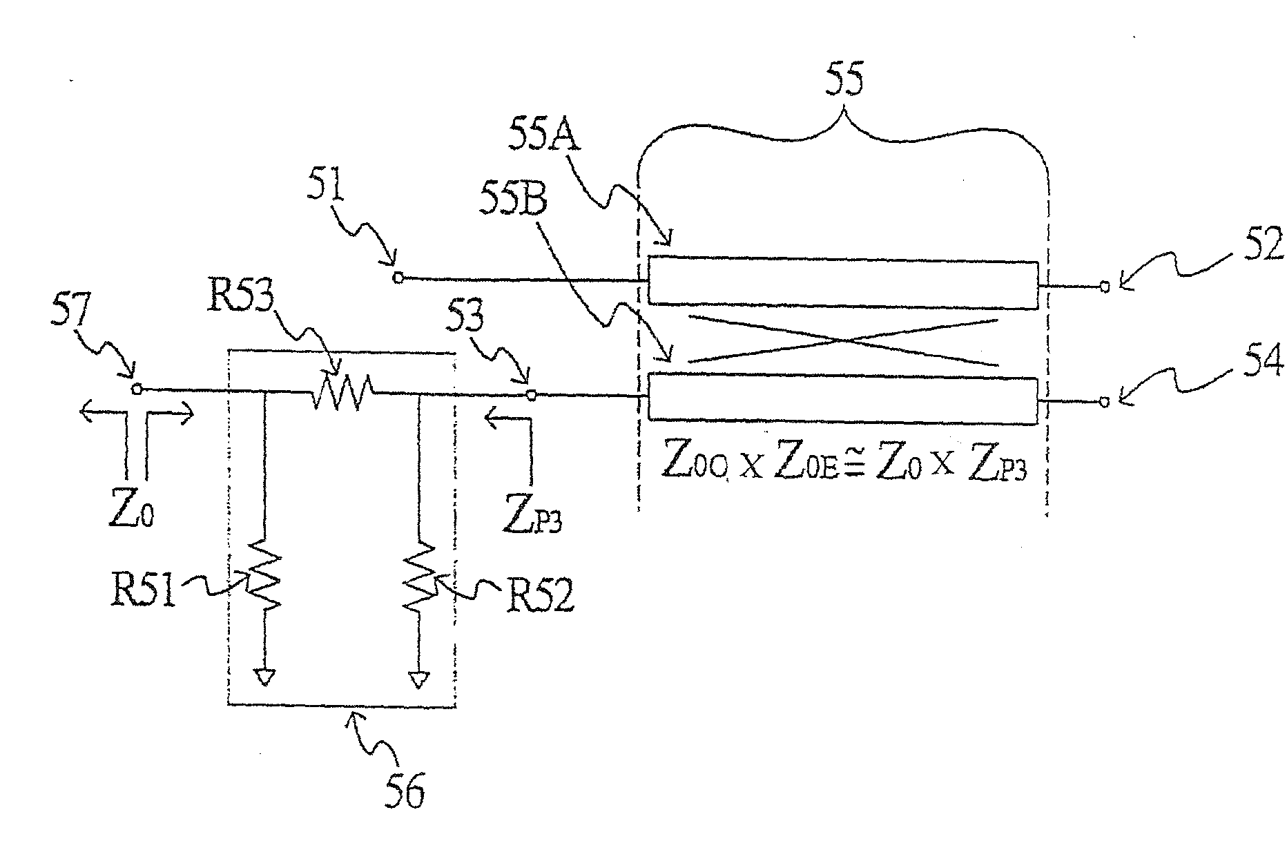 Directional coupler including impedance matching and impedance transforming attenuator