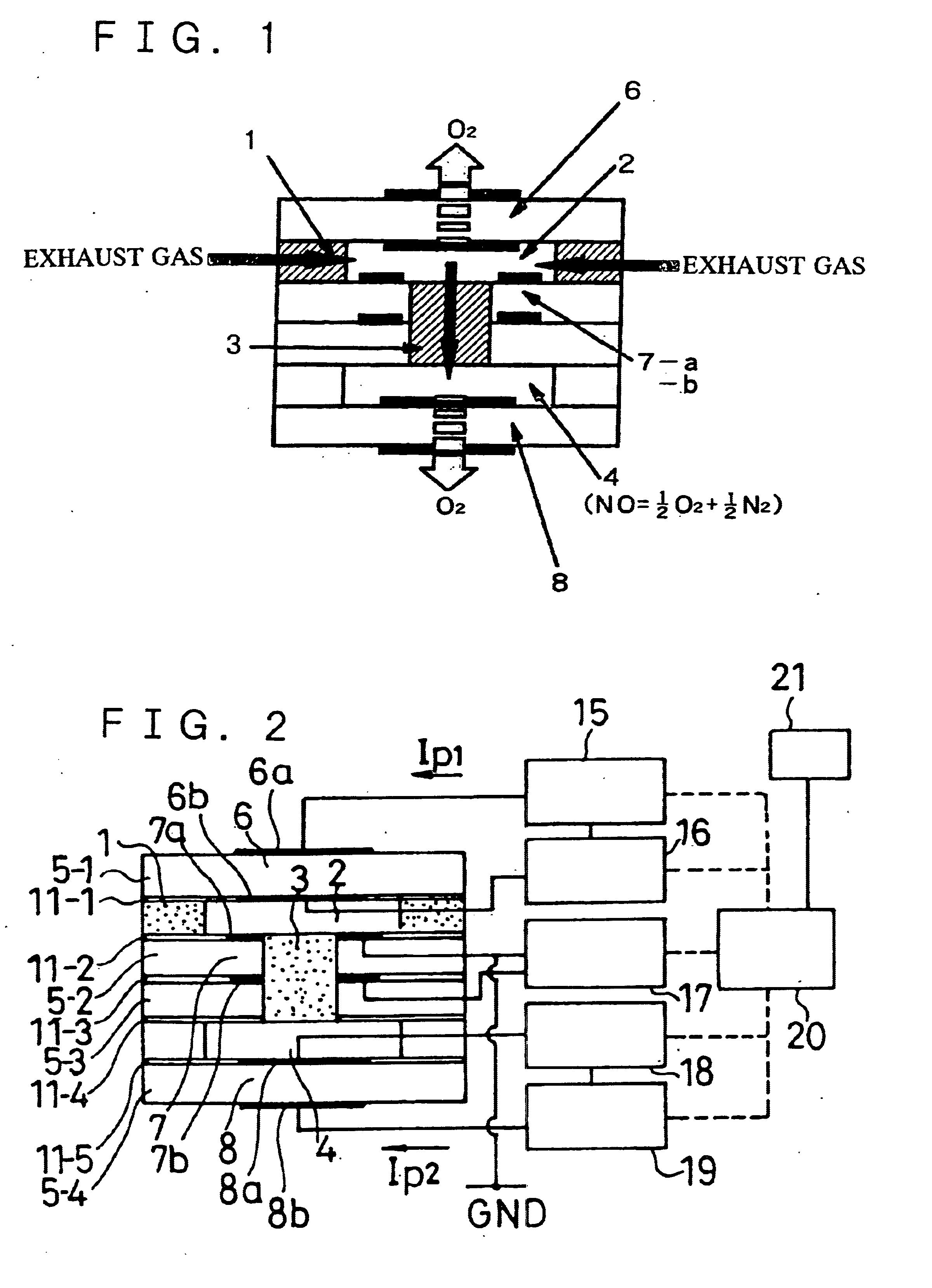 Method and apparatus for measuring NOx gas concentration