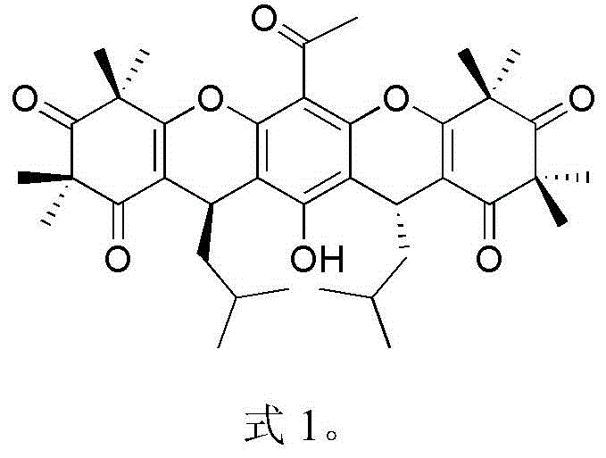 Myrtleone compound and its application in the preparation of antibacterial drugs