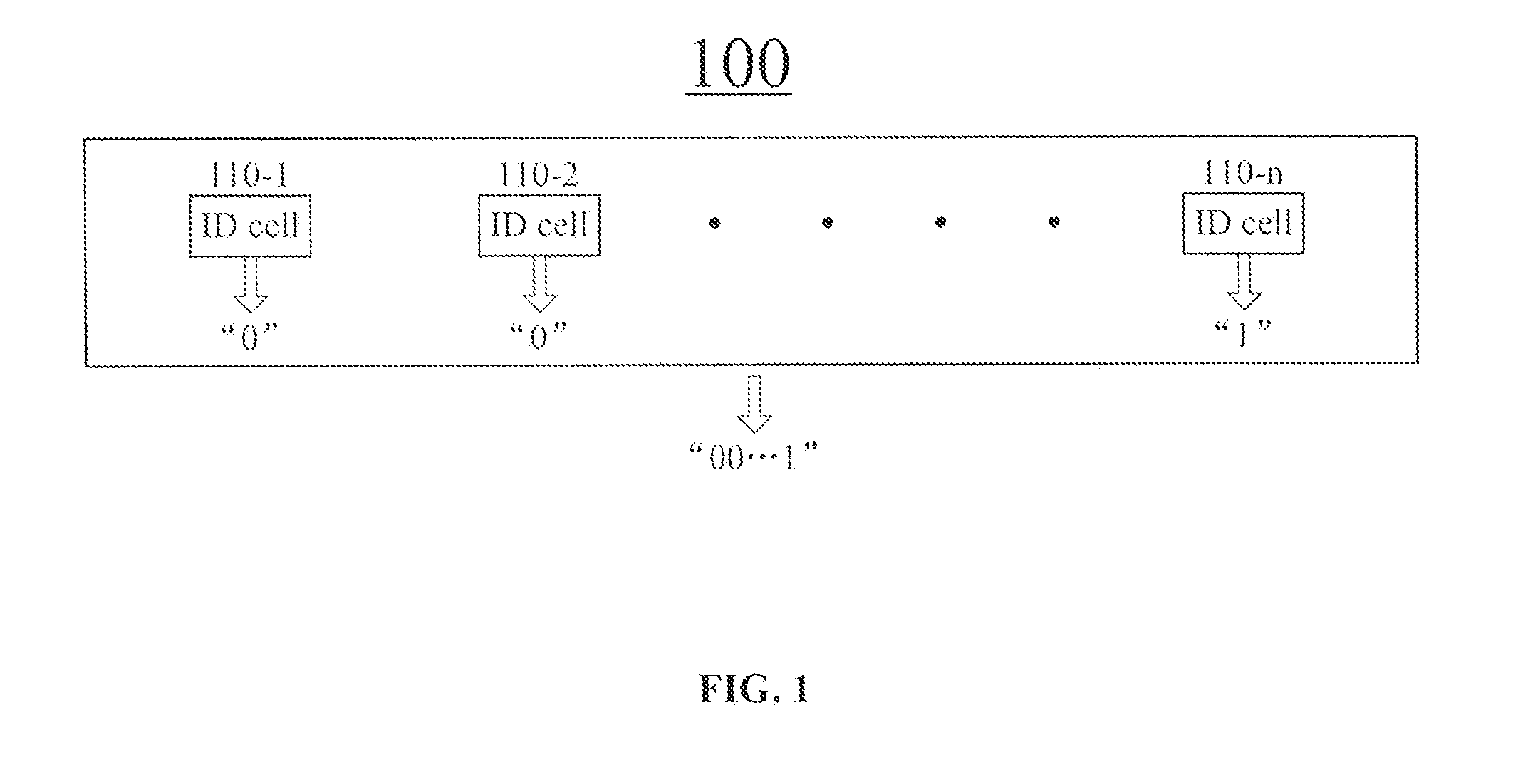 Identification circuit and IC chip comprising the same