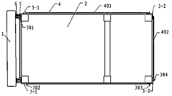 Prestressed hoop type swing wall connection assembly with no damage in consideration and implementation method of prestressed hoop type swing wall connection assembly