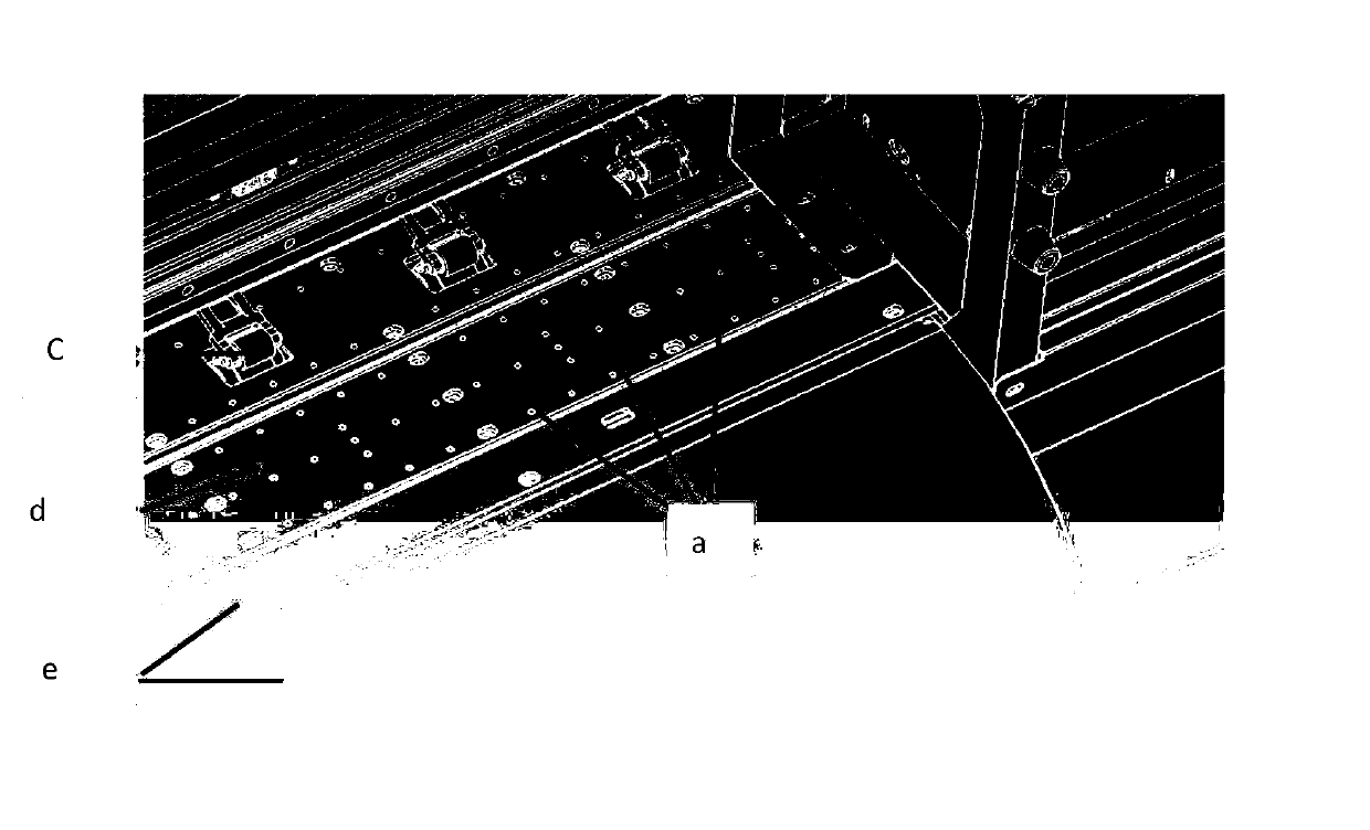 A printing platform of an inkjet printing device