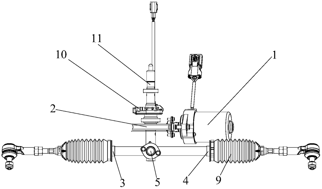 Dustproof device of electric power steering system