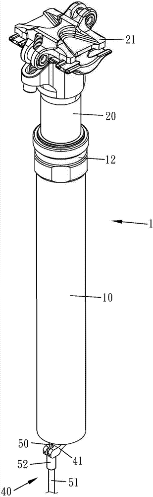 Bicycle seat tube height adjusting mechanism