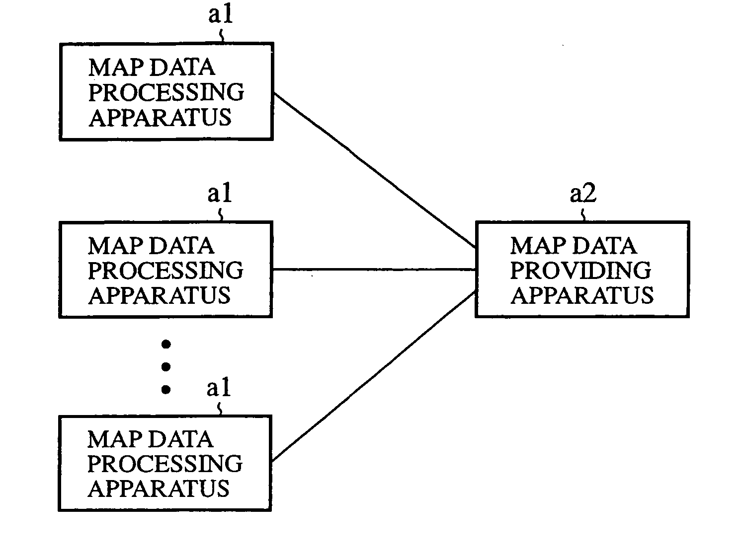 Data architecture of map data, data architecture of update instruction data, map information processing apparatus, and map information providing apparatus
