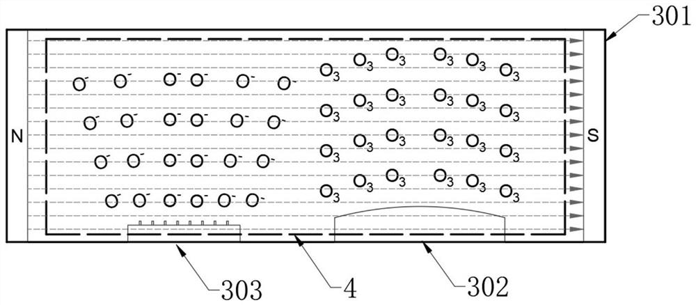 Photomagnetic oxidation disinfection device and method