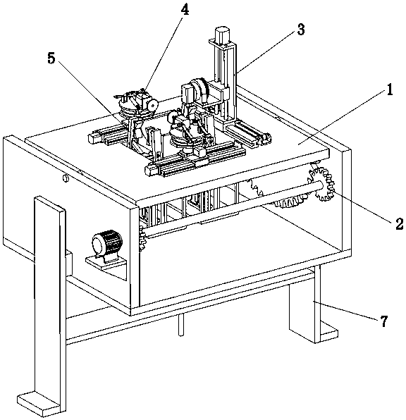 Small building wood processing mechanical device