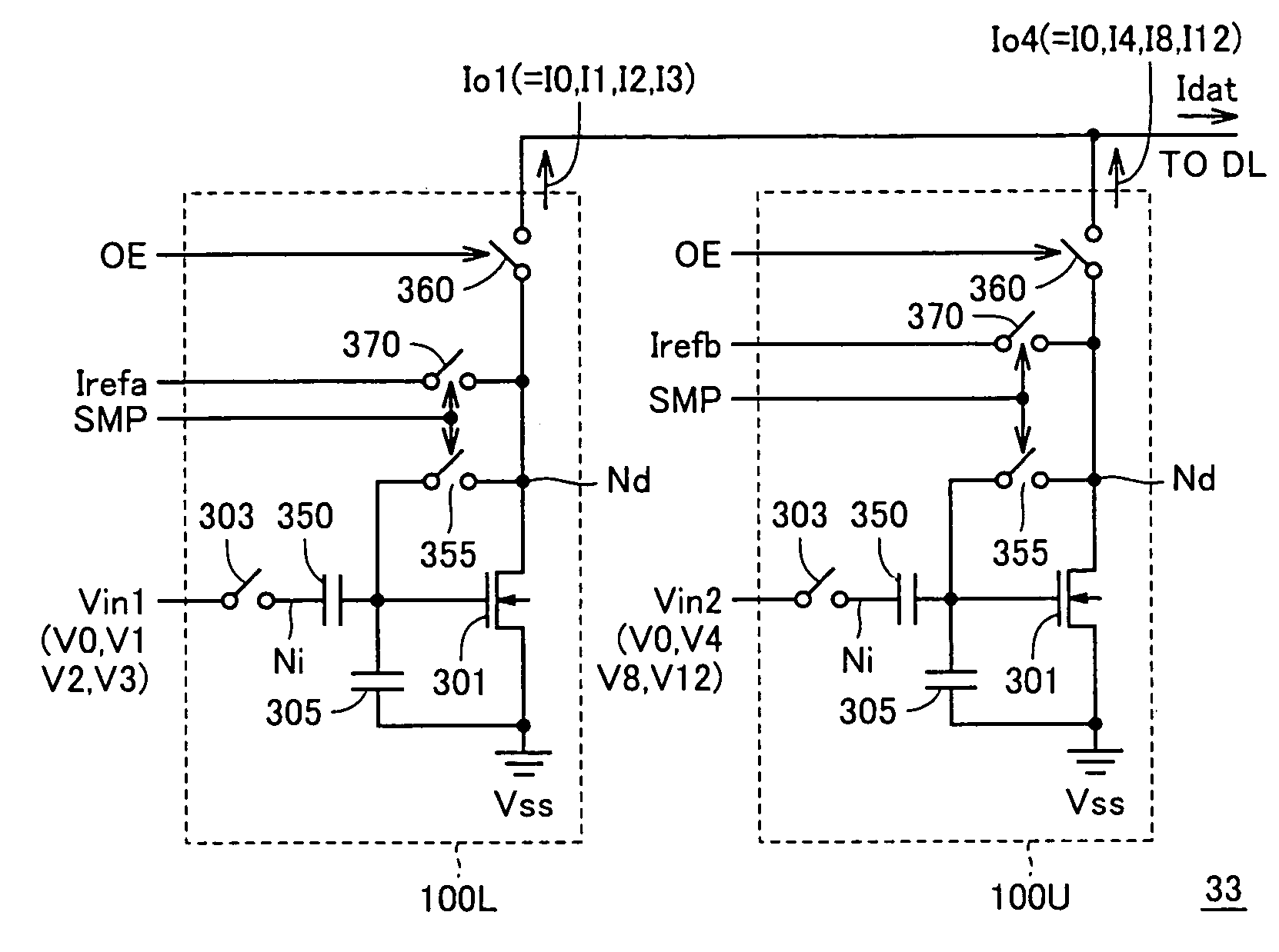 Display device with light emitting elements