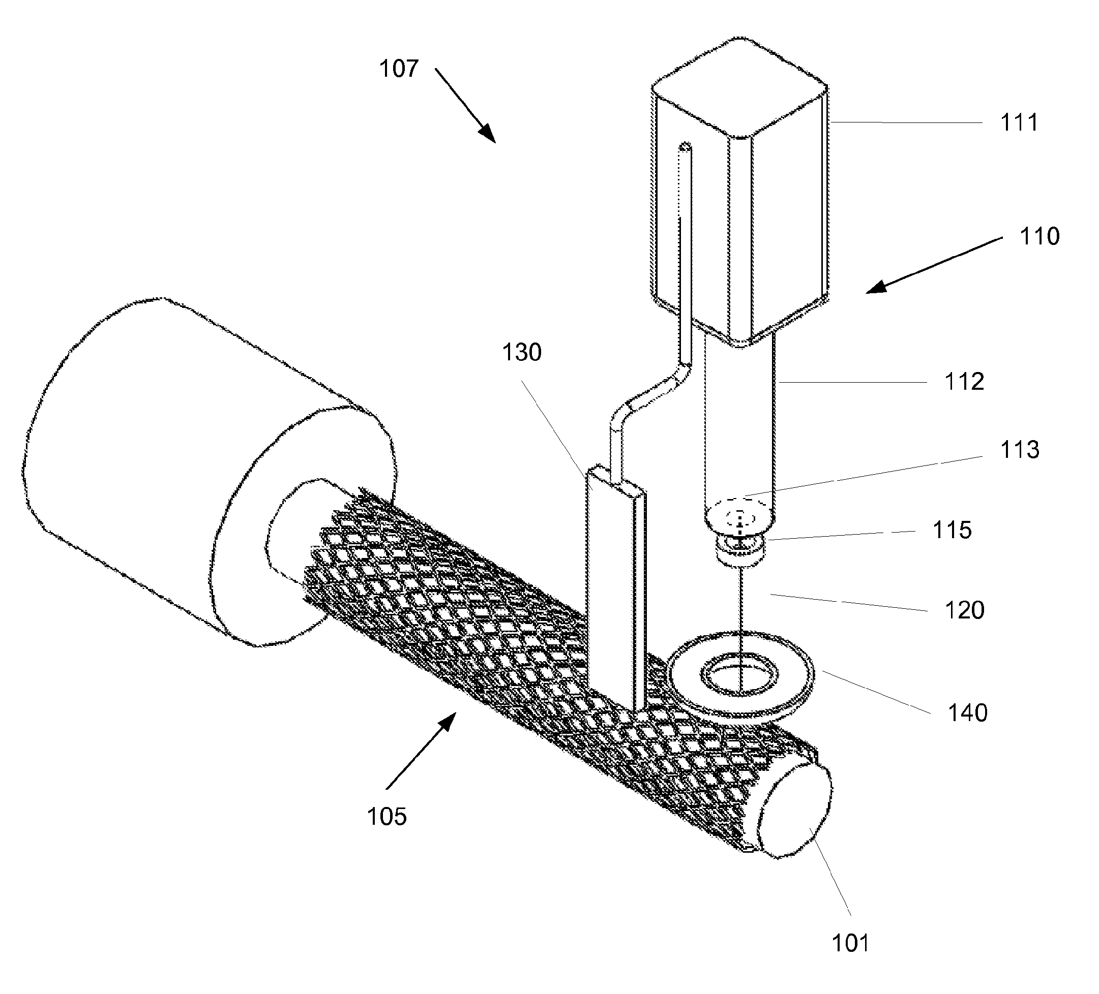 Microdrop ablumenal coating system and method