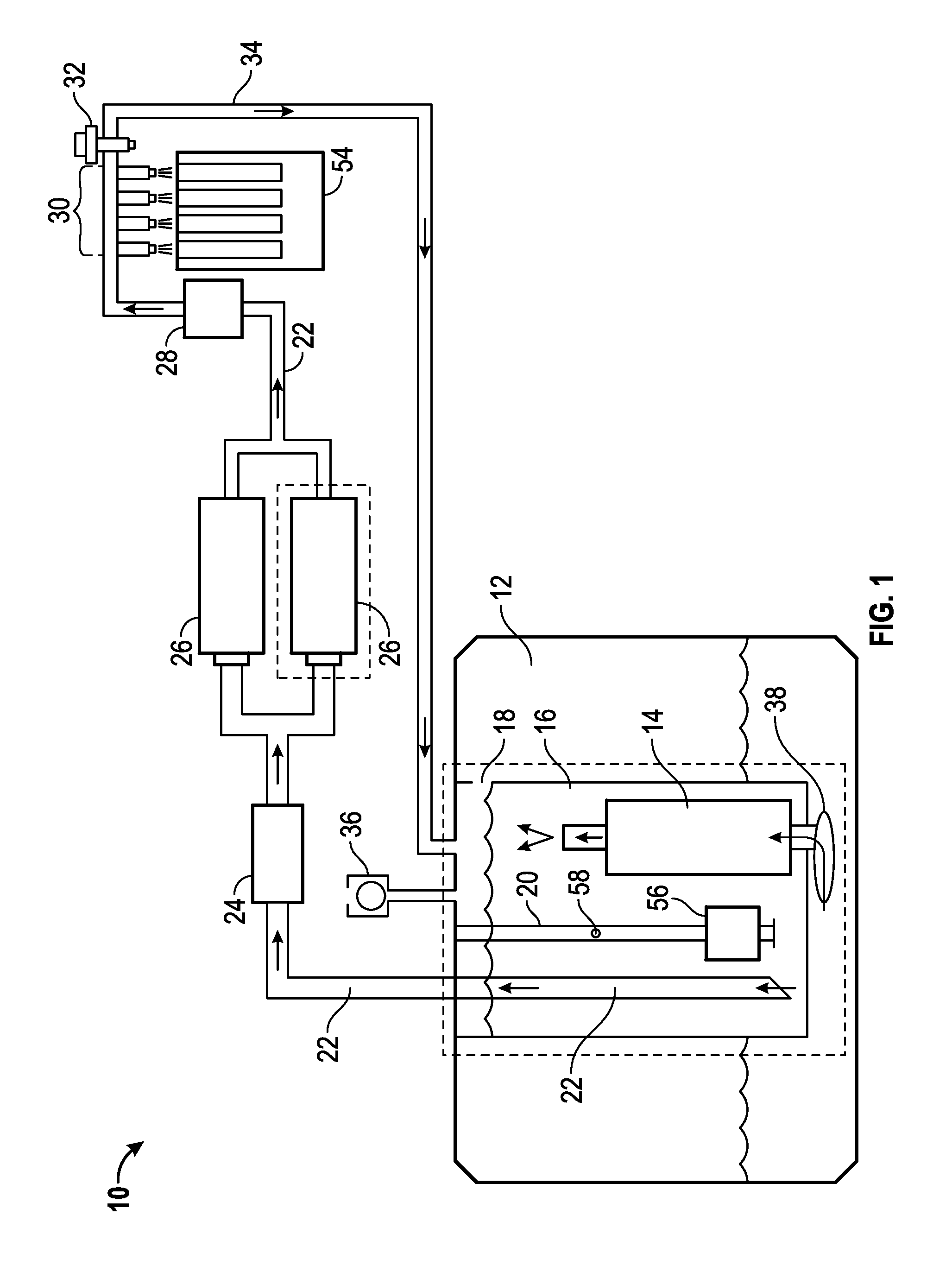 Anti-surge tank housed within a fuel vessel