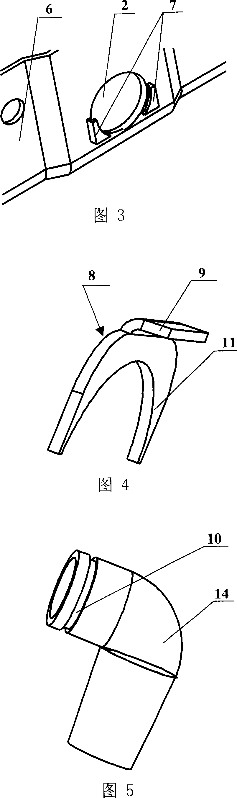 Drainage pipe structure of window-type air-conditioner