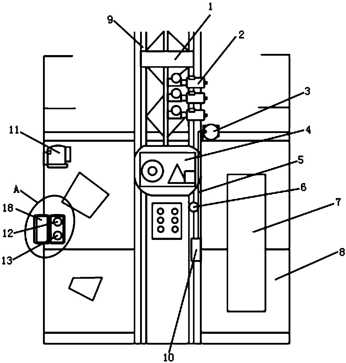 Elevator capable of being conveniently installed for building engineering