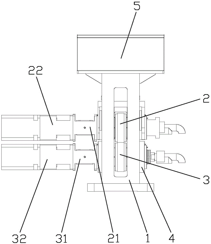 Bus bar rolling structure