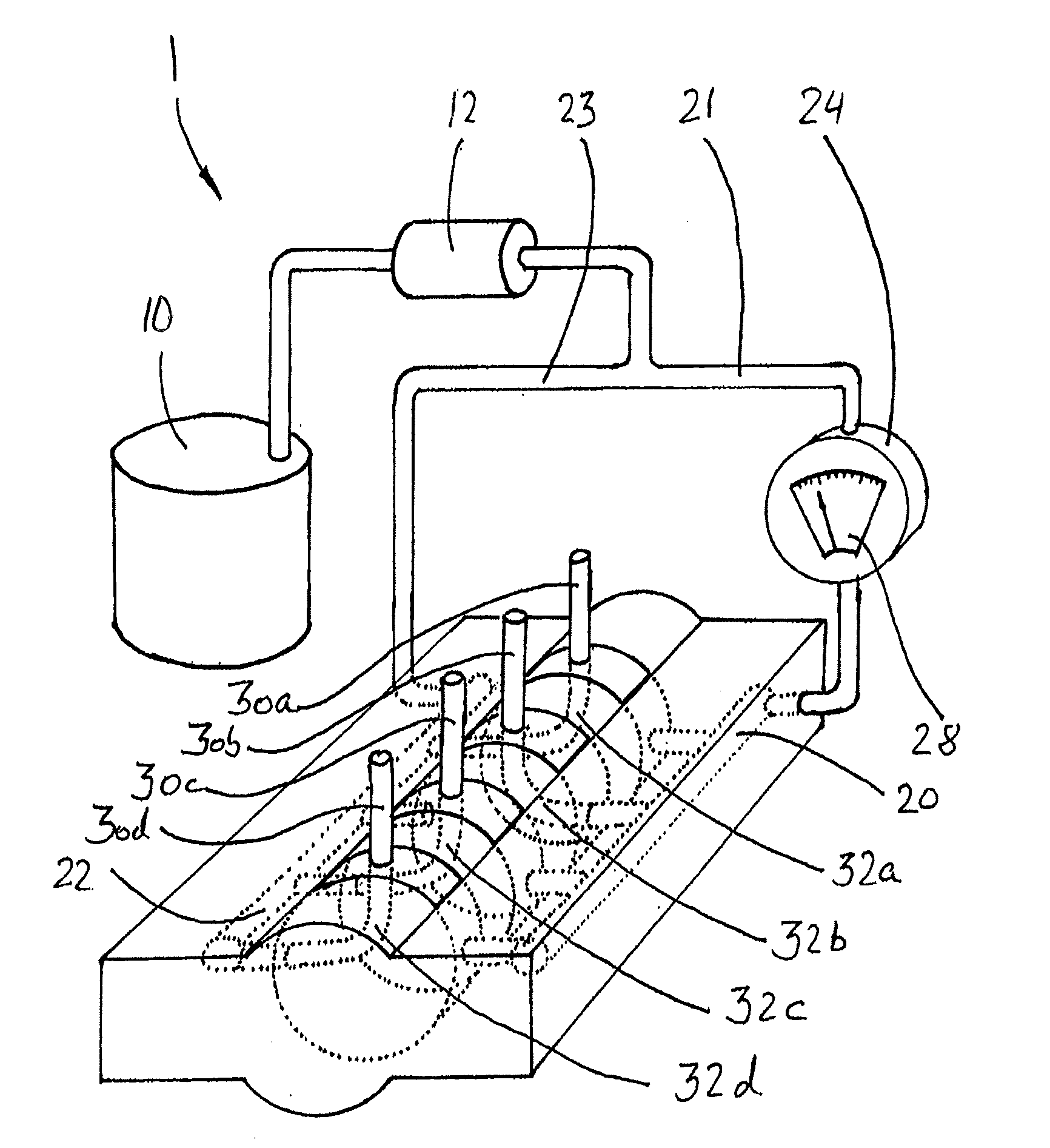 Method and device for rinsing endoscope channels