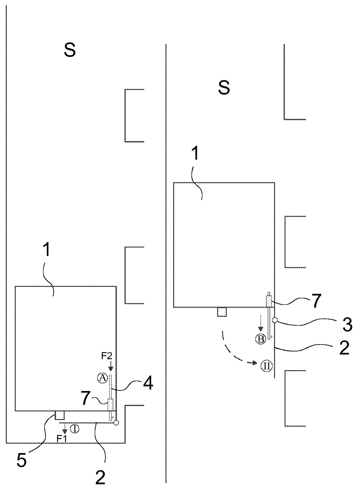 Protective arrangement for an elevator