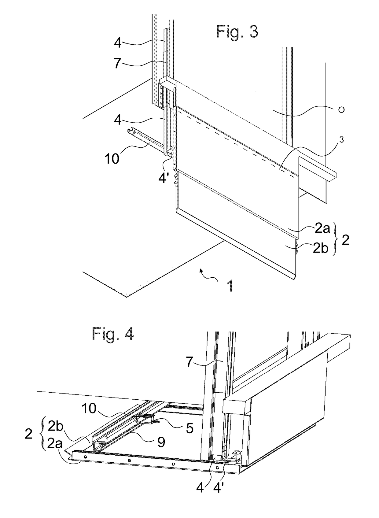 Protective arrangement for an elevator