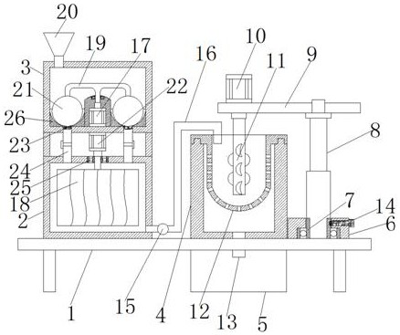 Production equipment of water-based paint