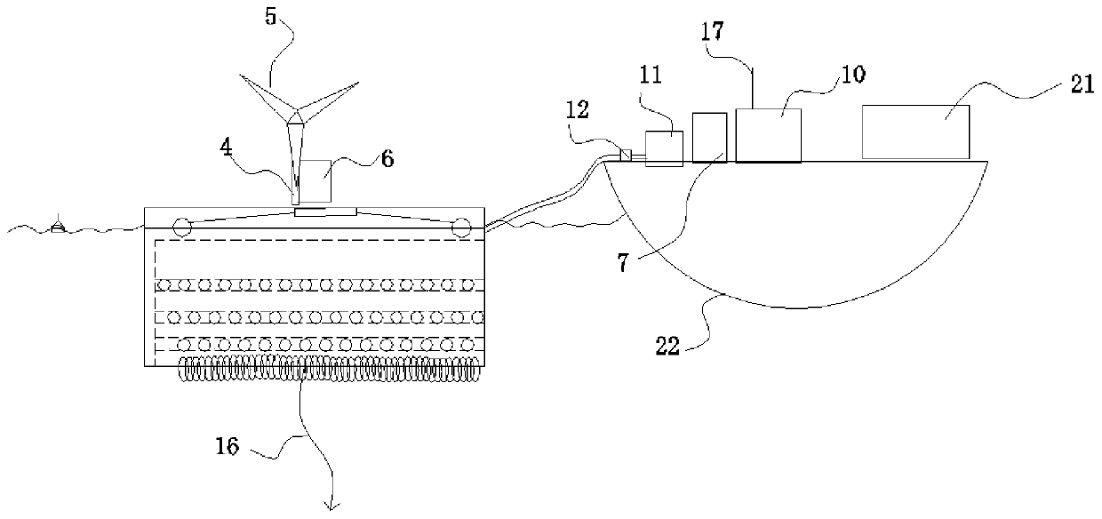 An Automatically Adjustable Air Barrier Oil Containment Device