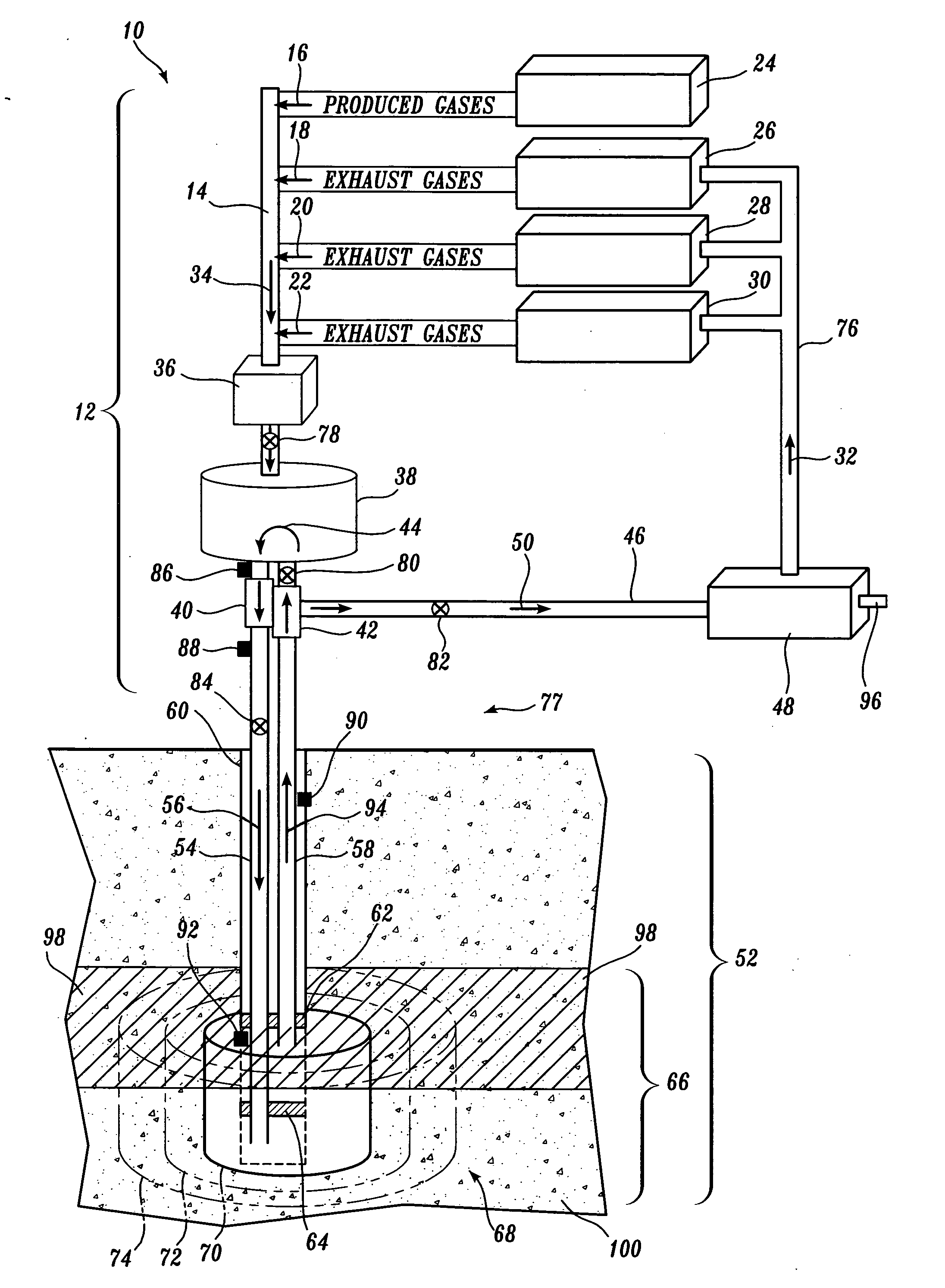 Method of sequestering carbon dioxide while producing natural gas