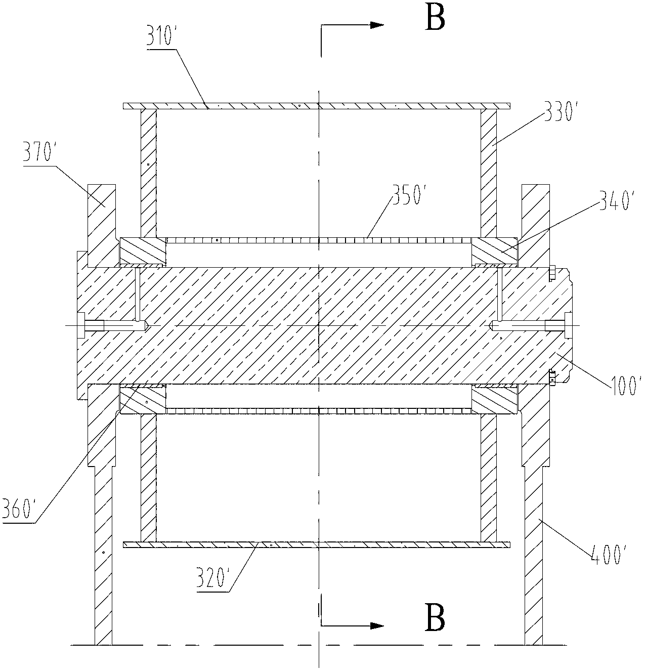 Pin shaft, mounting structure for pin shaft, and concrete pumping equipment