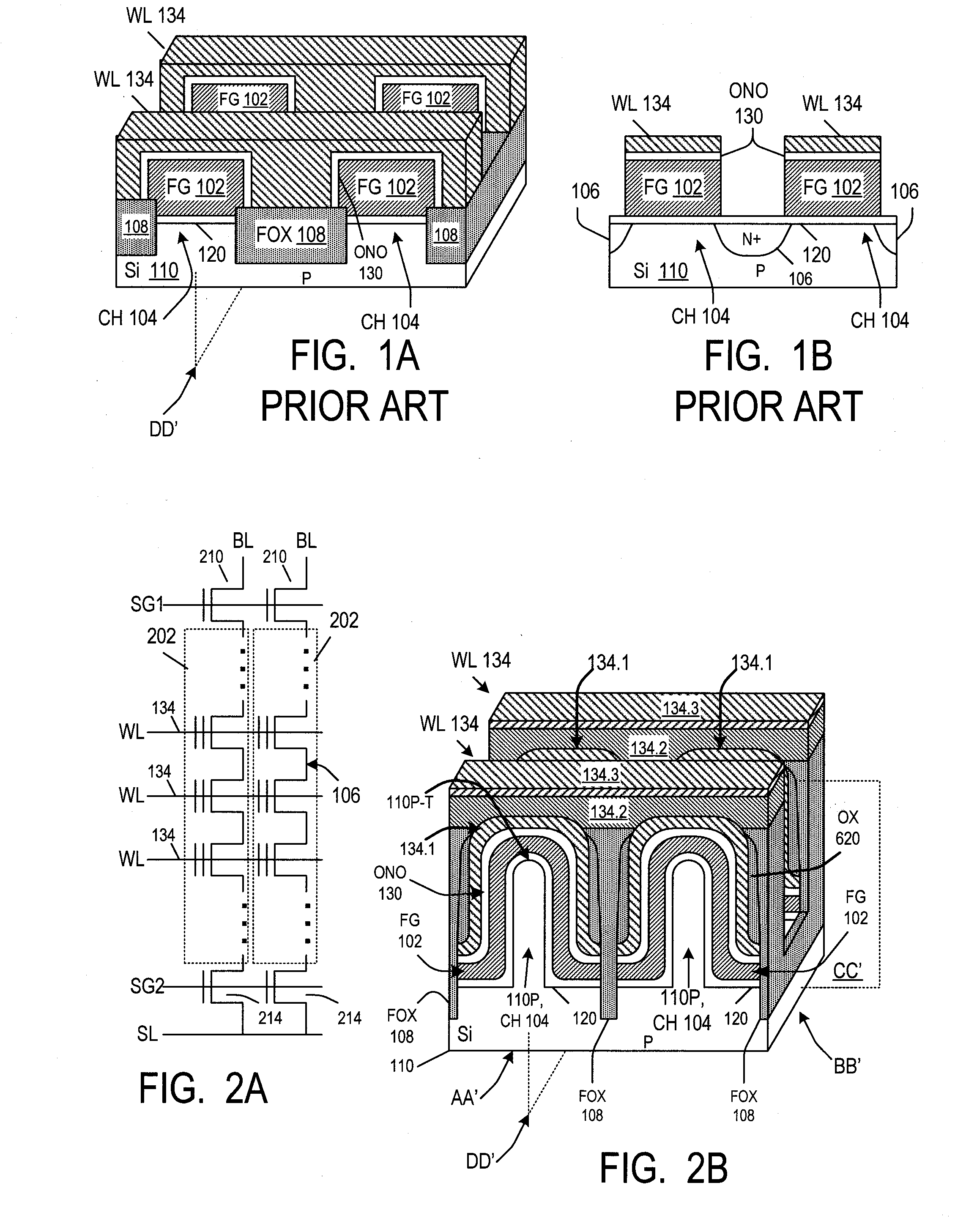 Integrated circuits with substrate protrusions, including (but not limited to) floating gate memories