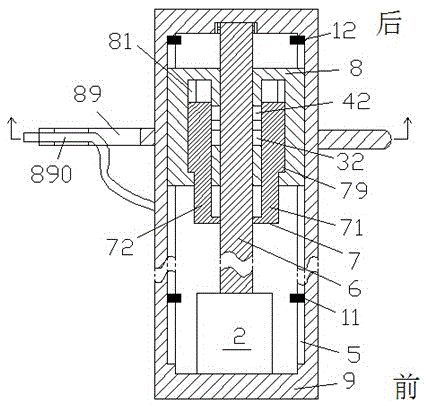 Implementing method for plate spraying process with limiting conducted through limiting sensor and guiding conducted through convex strip guide groove