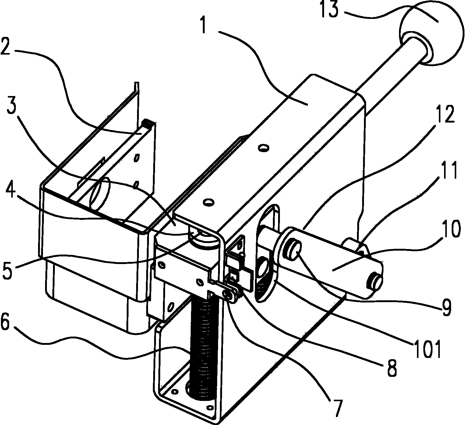 Card box lifting mechanism of card sender and card sender using the same