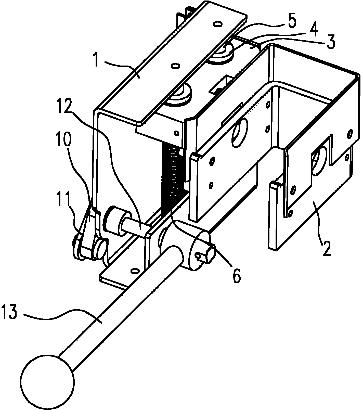 Card box lifting mechanism of card sender and card sender using the same