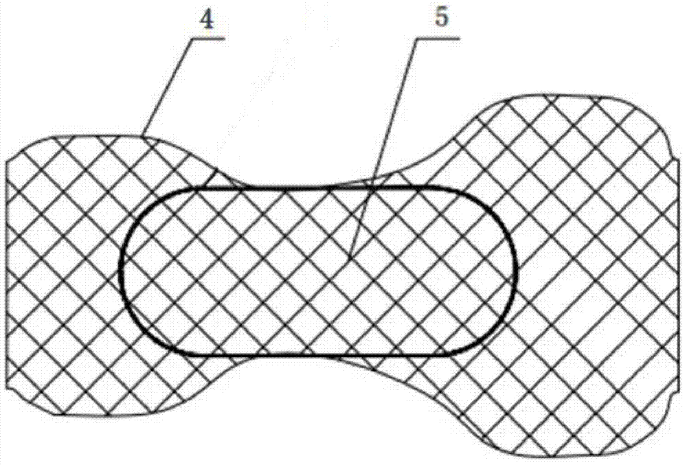 Cotton core used in adult diaper and manufacturing method of cotton core