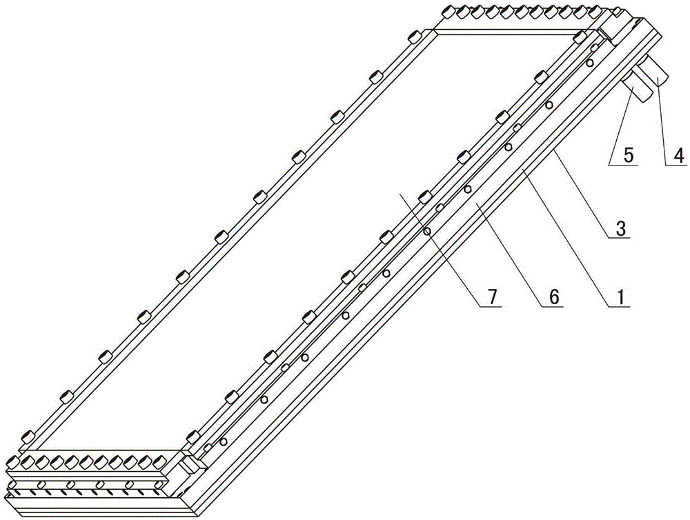 Large-aperture optical element whole-perimeter cooling device