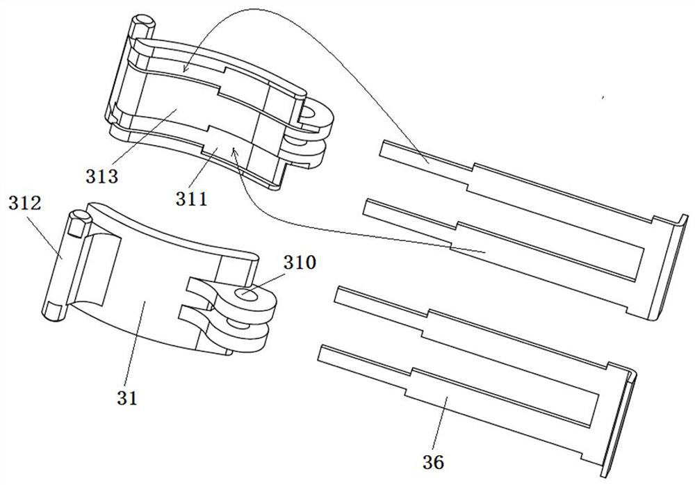 Cutting knife guard plate assembly, anastomat and steering control method