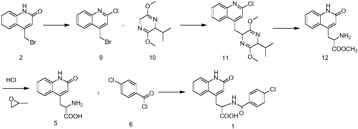 Method for synthesizing rebamipide